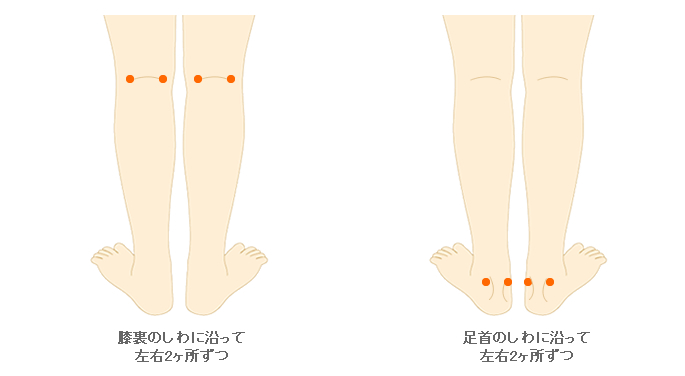 施術範囲目安
